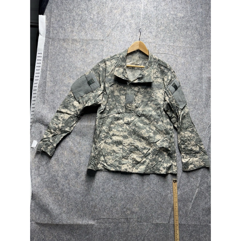 US Army Camouflage Combat Uniform Zip‎ Up Shirt Medium Regular - Digital Camo